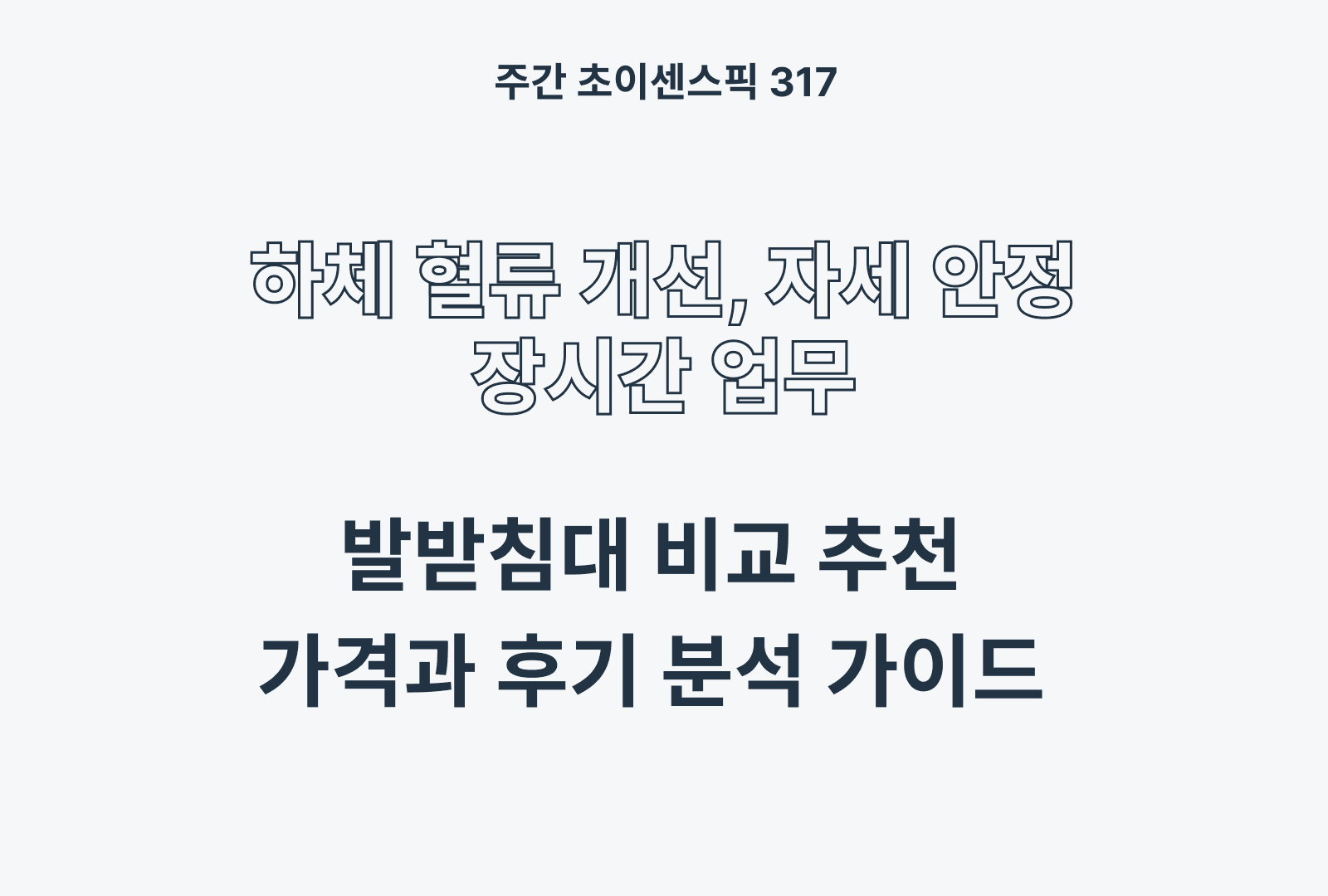 발받침대 추천 비교 TOP 5 (디에스피, 피치트렌드, 리빙숲, 코멧)