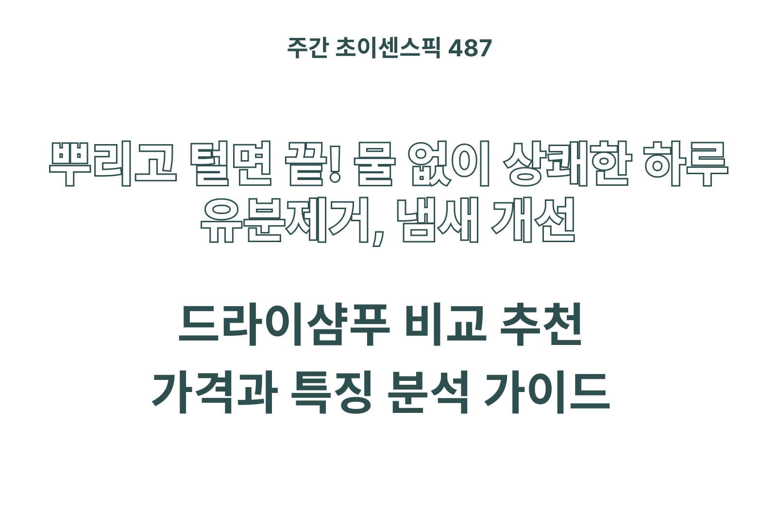 드라이샴푸 추천 및 브랜드 비교 5종 (바티스트, 르에끌라, 코캡, 클로란, 트리트룸)