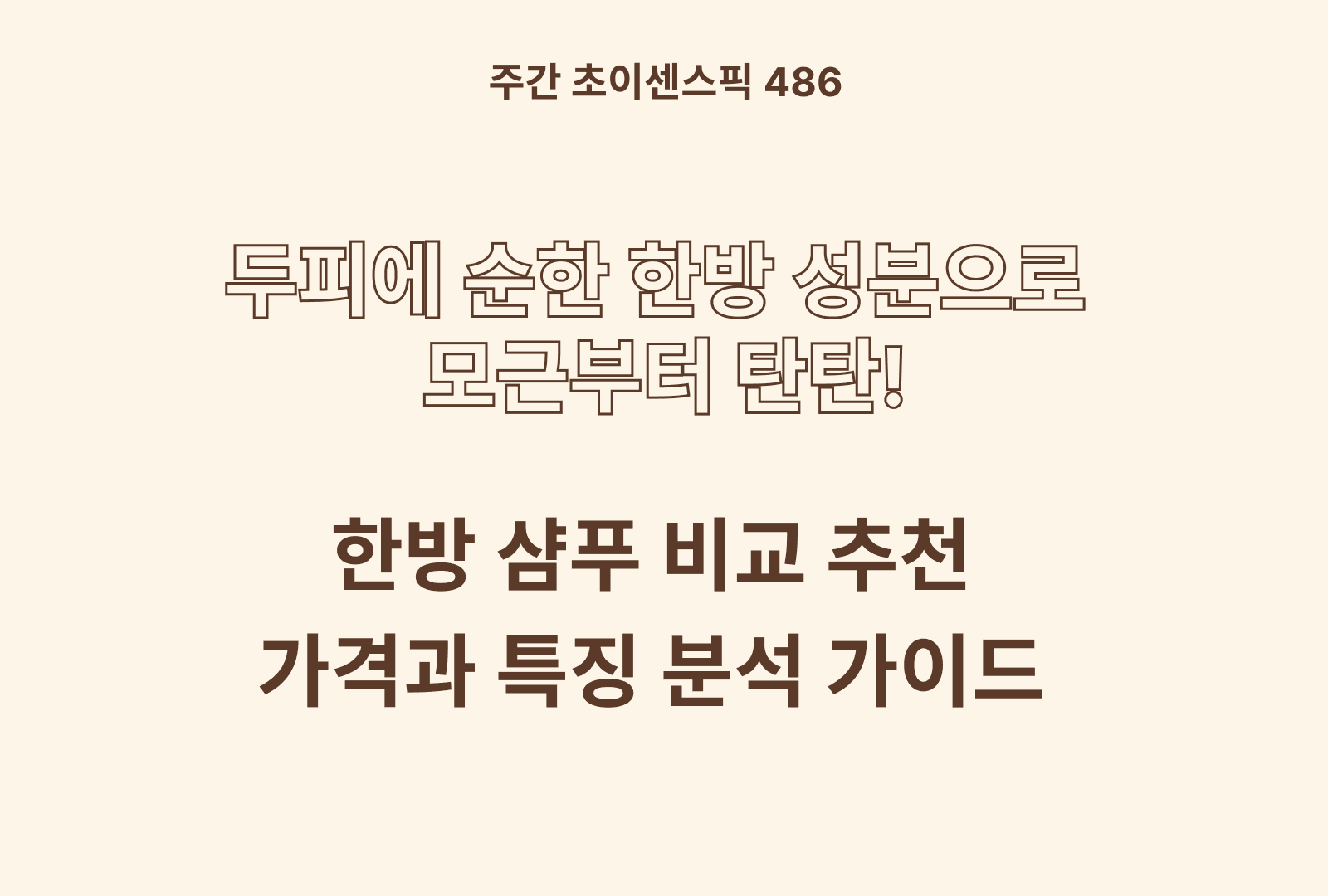 한방샴푸 추천 및 브랜드 비교 4종 (댕기머리, CHO, 리엔, HB한방네이처)